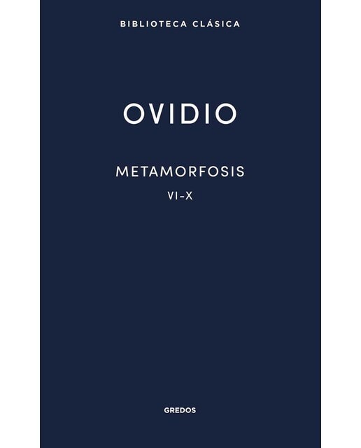 Imagen 0 de Metamorfosis VI-X  (Tapa dura)
