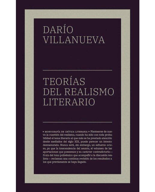 Imagen 0 de Teorías del realismo literario (Tapa blanda)