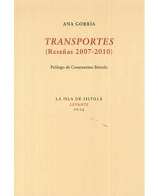 Imagen 0 de Transportes (reseñas 2007-2010) (Tapa blanda)