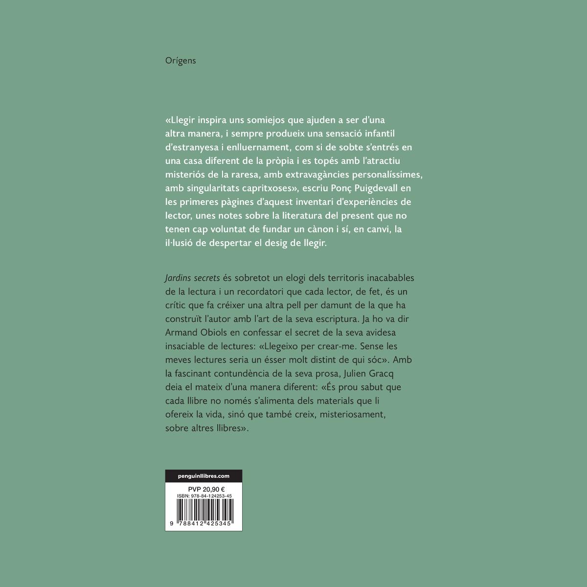 Jardins secrets: 99 llibres per tornar a llegir (Tapa blanda) 2