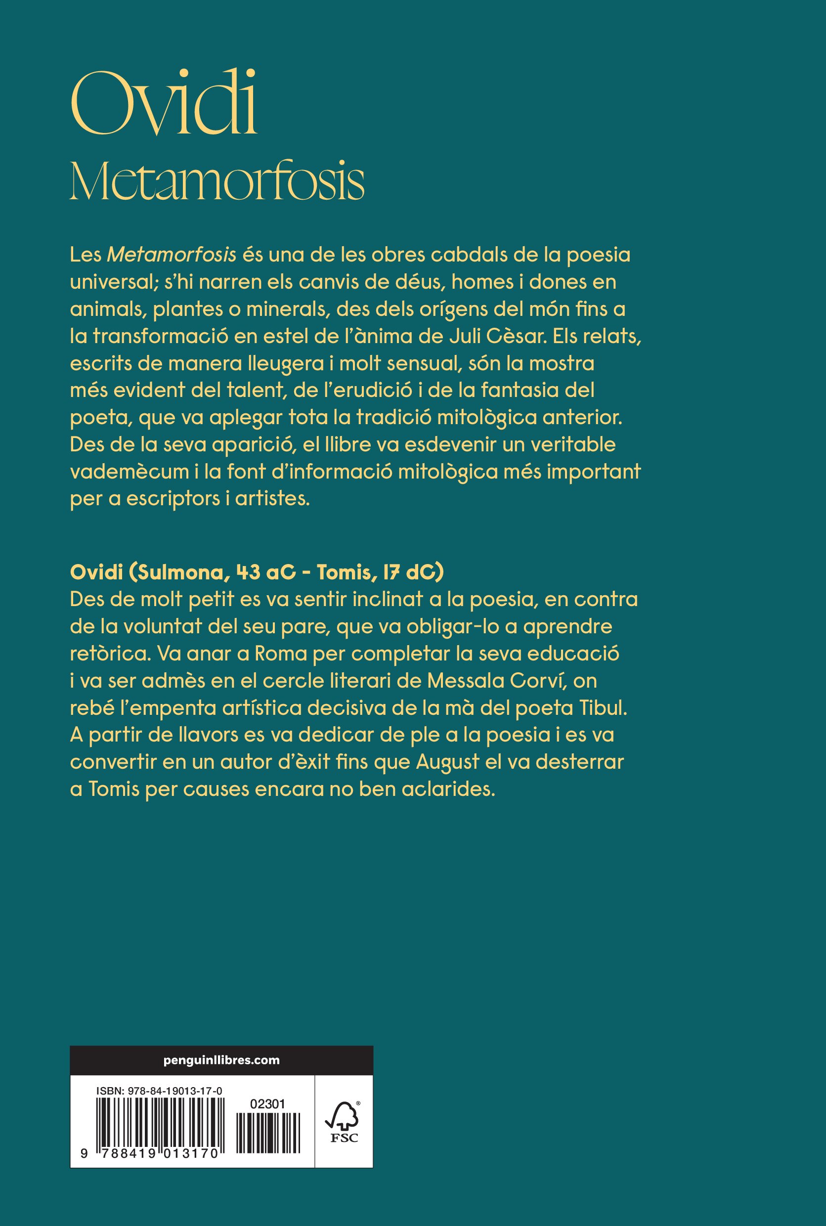 Imagen 2 de Metamorfosis (edició en català)