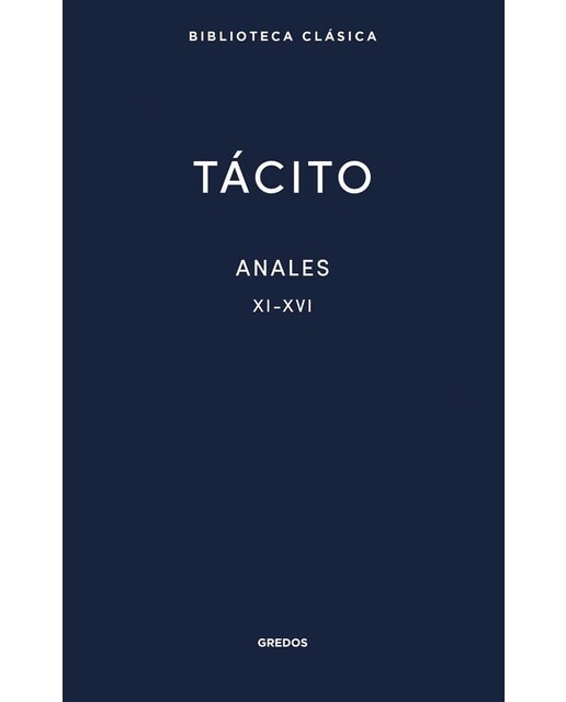 Imagen 0 de Anales II. Libros XI-XVI  (Tapa dura)