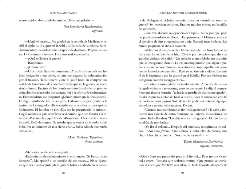La guerra no tiene rostro de mujer (Capa mole) 3