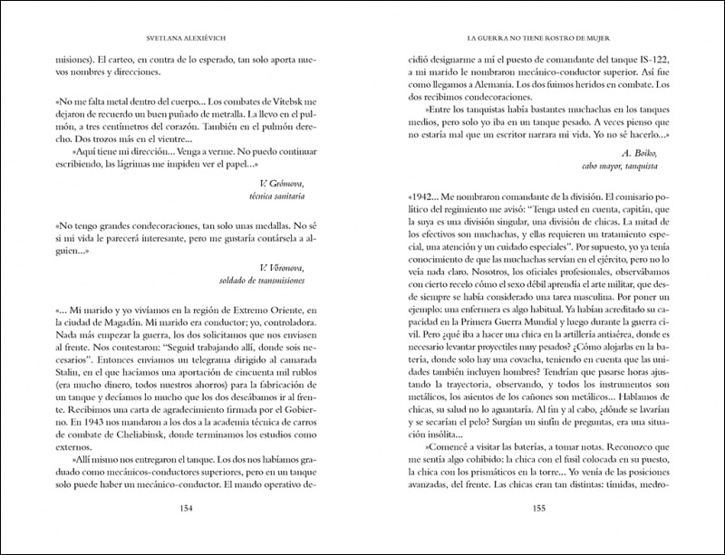 La guerra no tiene rostro de mujer (Capa mole) 4