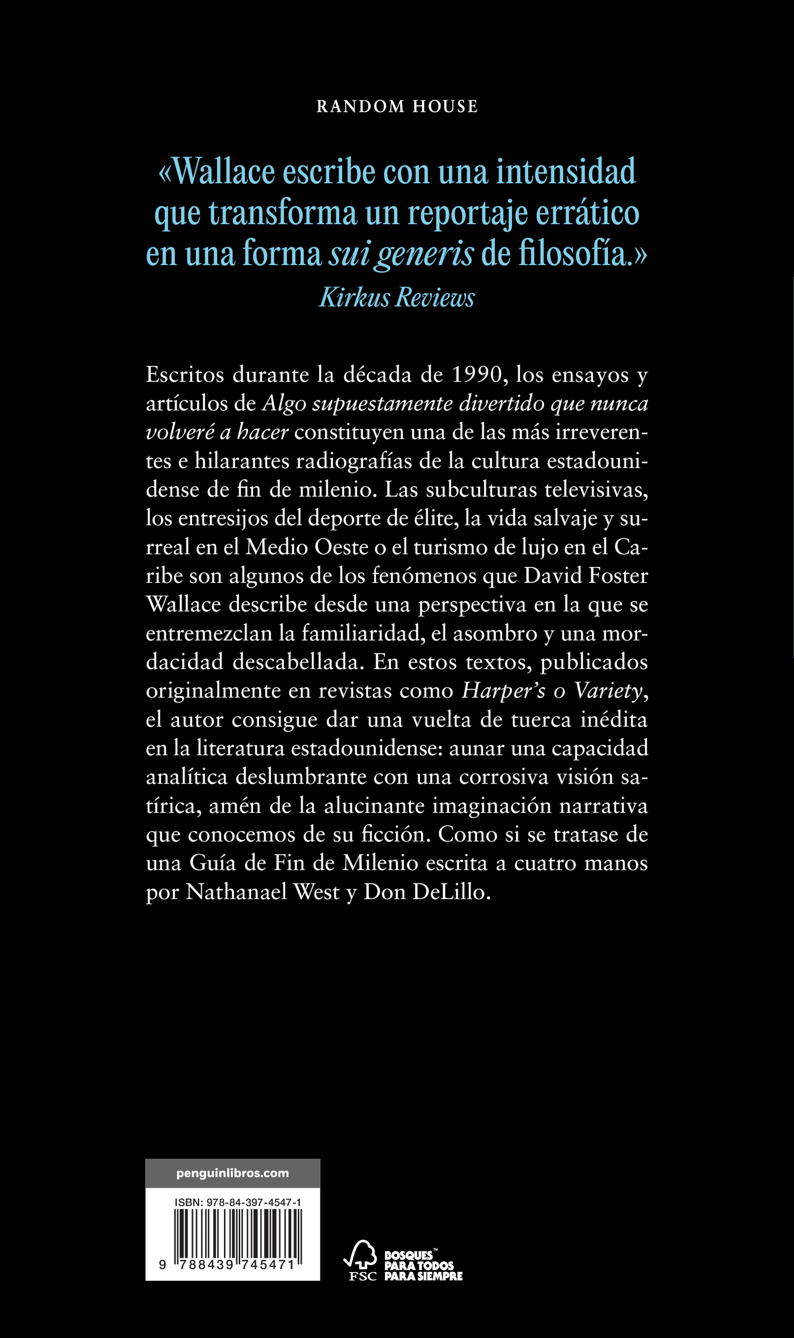 Algo supuestamente divertido que nunca volveré a hacer (Capa mole) 2