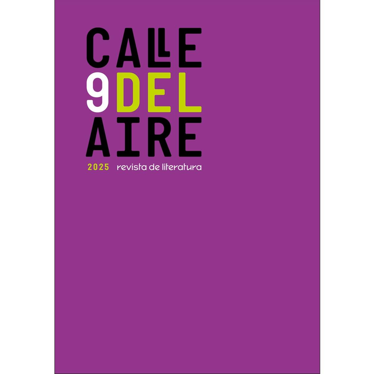 Imagem 0 de Calle del Aire. Revista de literatura, 9: Junio 2025 (Capa mole)