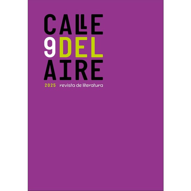 Imagen 0 de Calle del Aire. Revista de literatura, 9: Junio 2025  (Tapa blanda)