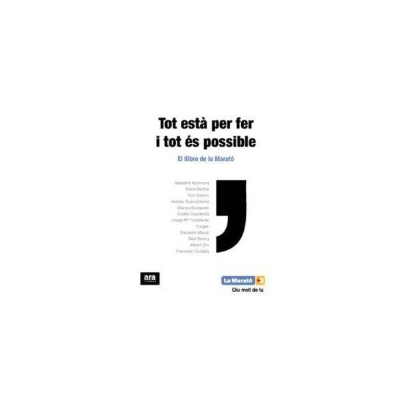 Tot esta per fer i tot es possible