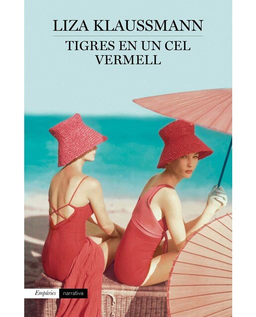 Tigres en un cel vermell