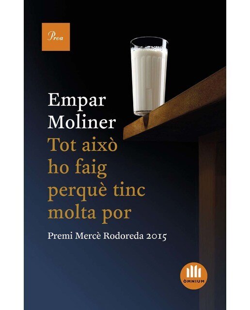 Imagen 0 de Tot això ho faig perquè tinc molta por: Premi Mercè Rodoreda 2015  (Tapa dura)