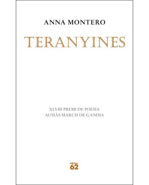 Teranyines: XLVIII Premi de Poesia Ausiàs March de Gandia