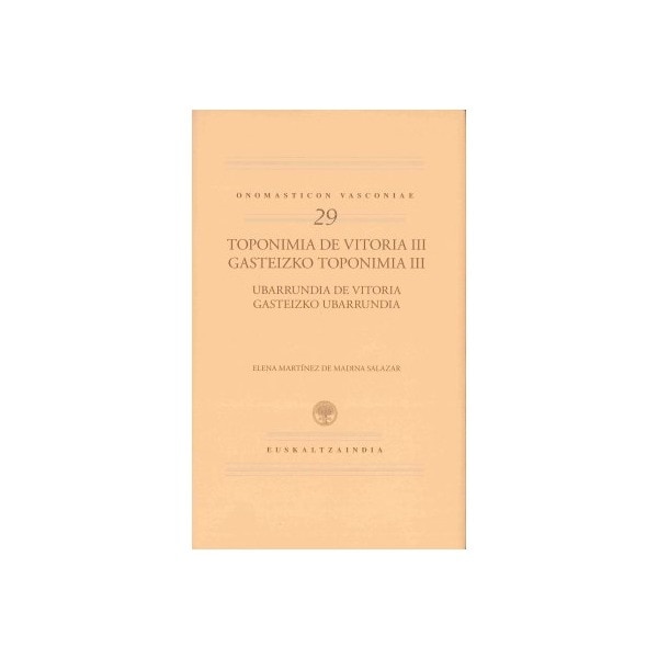 Imagem 0 de Gasteizko Toponimia III