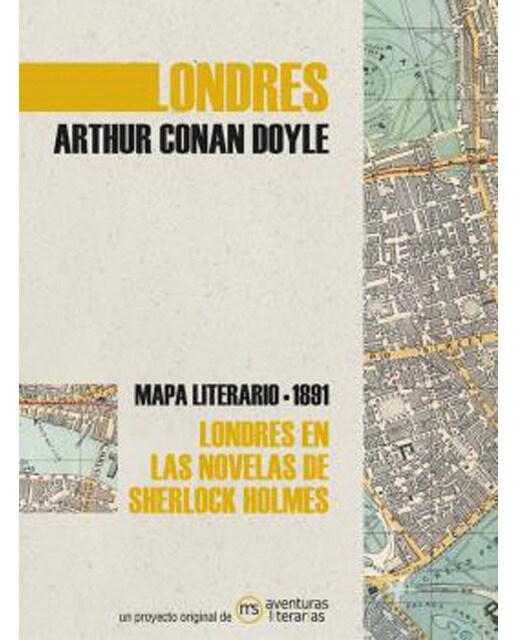 Imagen 0 de Londres en las novelas de Sherlock Holmes: Mapa literario 1891 (Tapa blanda)