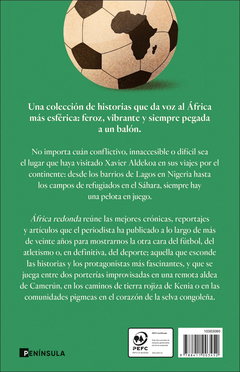 Imagen 2 de África redonda: Un viaje por el continente a través del deporte  (Tapa blanda con solapas)