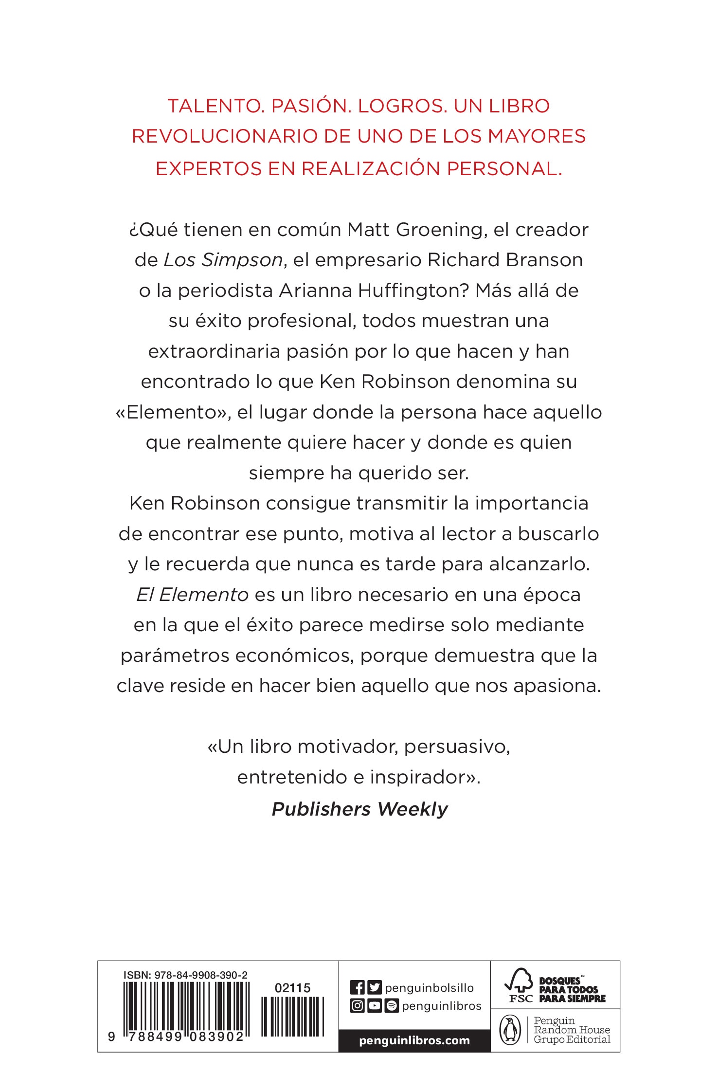 El elemento: Descubrir tu pasión lo cambia todo (Bolsillo) (Tapa blanda) 2