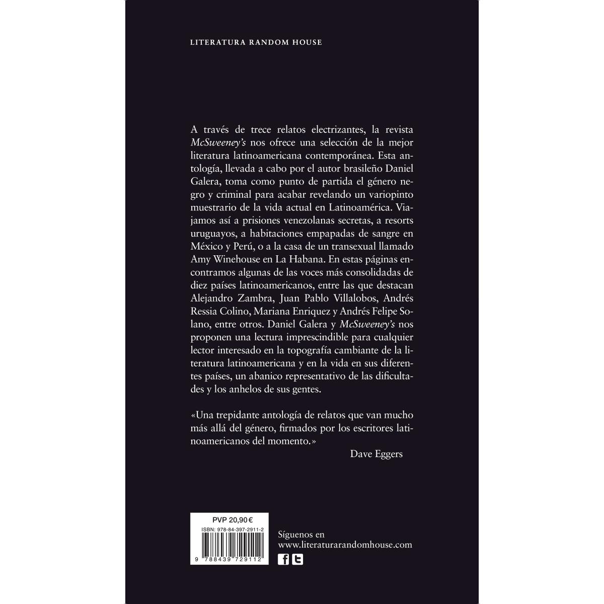 Latinoamérica criminal: Trece relatos seleccionados por Daniel Galera para la revista McSweeney's (Capa mole) 2