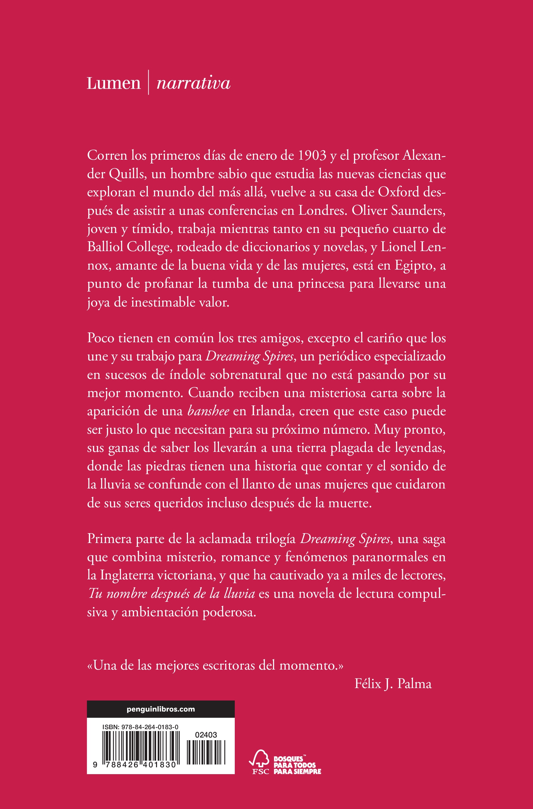 Tu nombre después de la lluvia (dreaming spires 1) 2