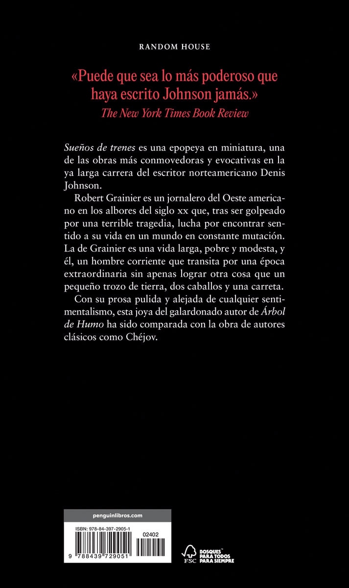 Imagen 2 de Sueños de trenes (Tapa blanda)