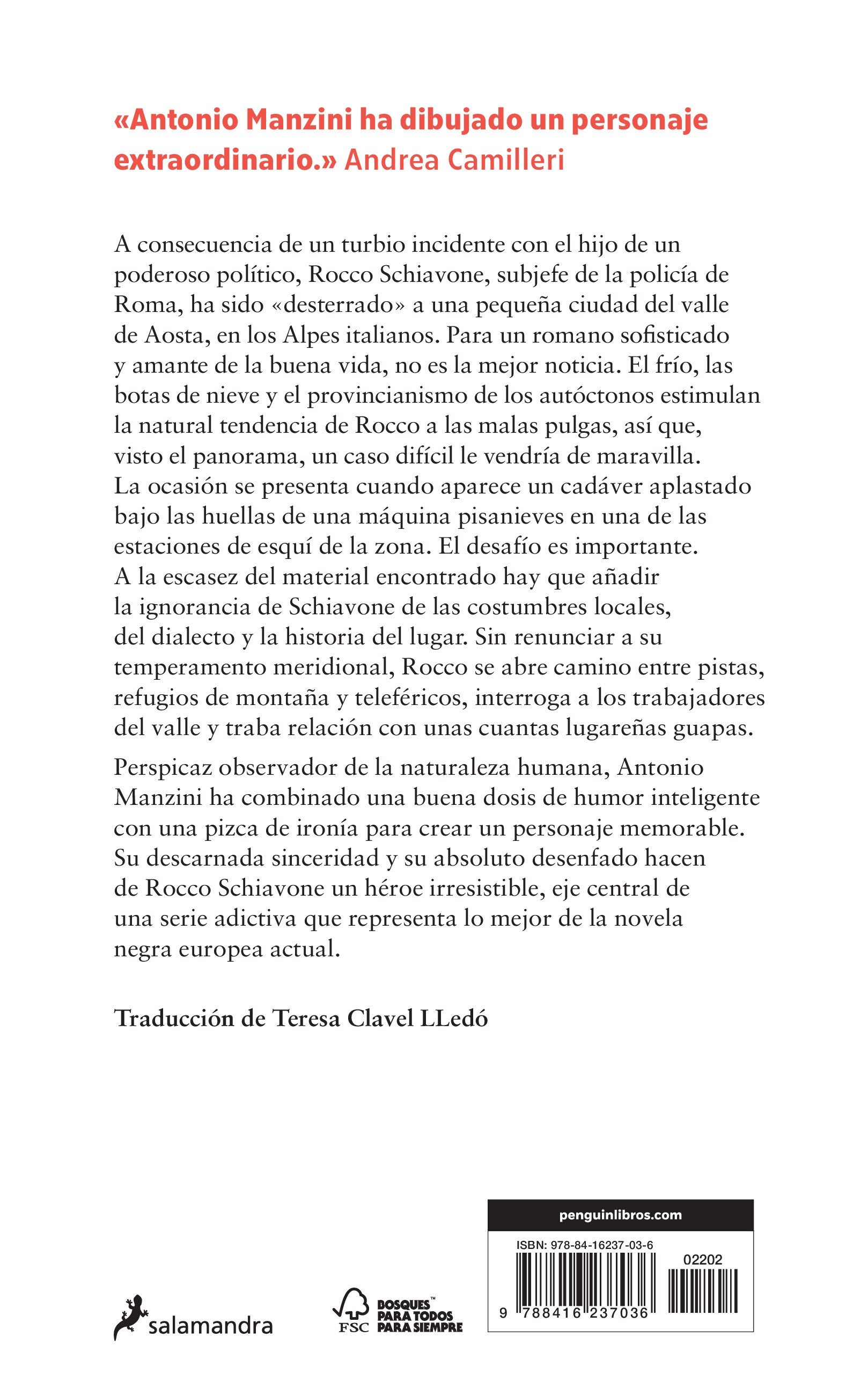 Pista negra (Subjefe Rocco Schiavone 1)  (Tapa blanda) 2