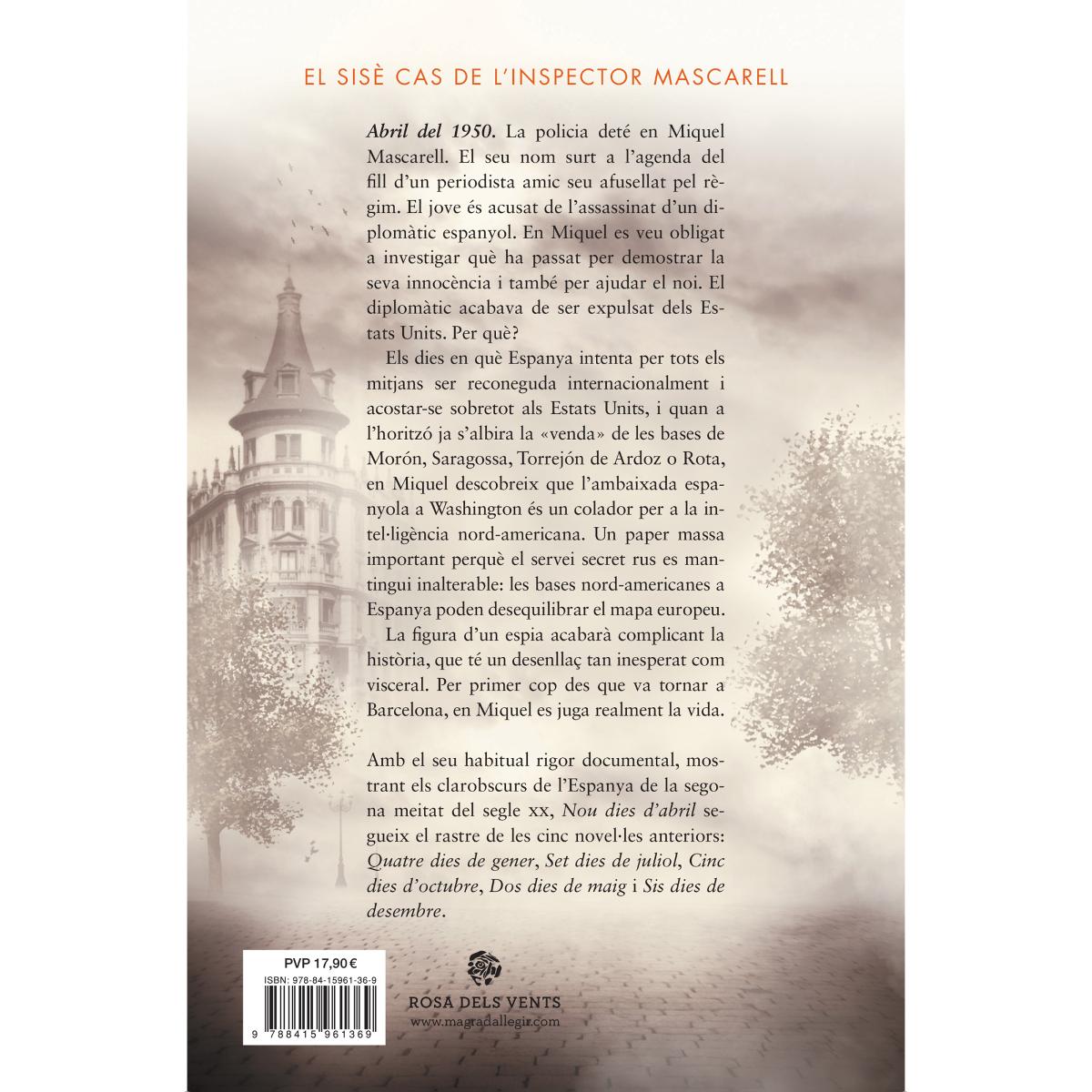 Nou dies d'abril (Inspector Mascarell 6) (Bolso) (Capa mole) 2
