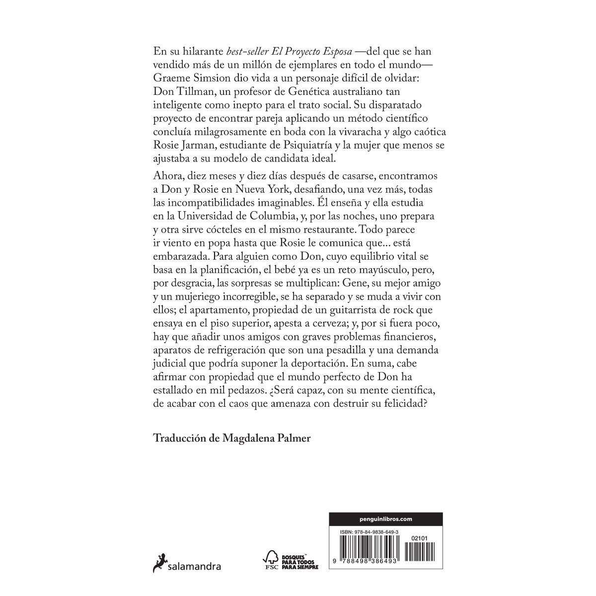 El efecto matrimonio (Don Tillman 2) (Tapa blanda) 3
