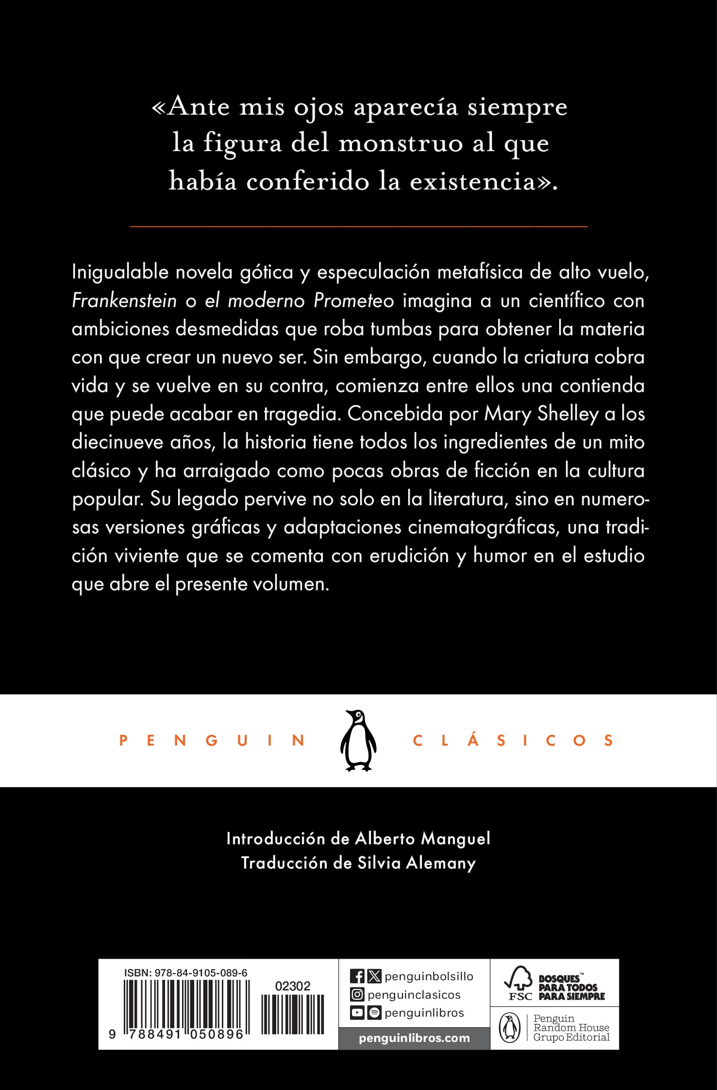 Imagen 2 de Frankenstein o el moderno Prometeo  (Tapa blanda)