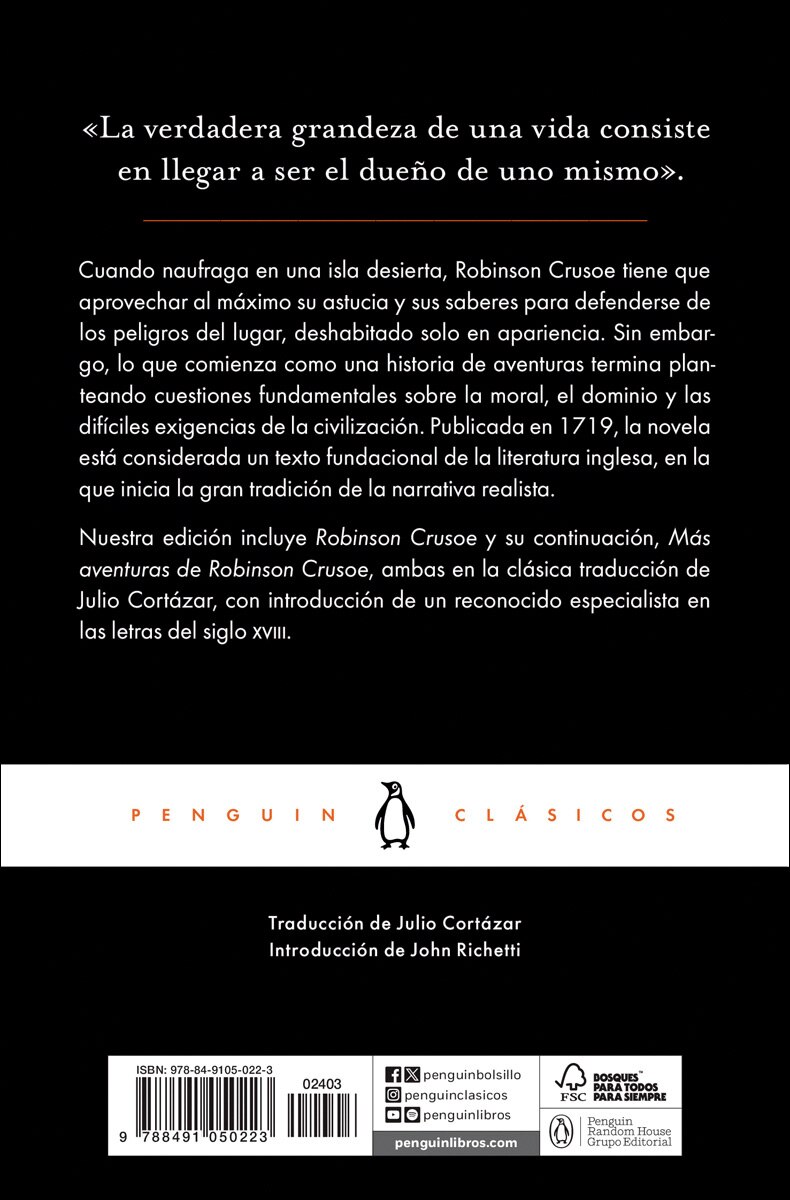Robinson Crusoe: traducción de Julio Cortázar (Capa mole) 2