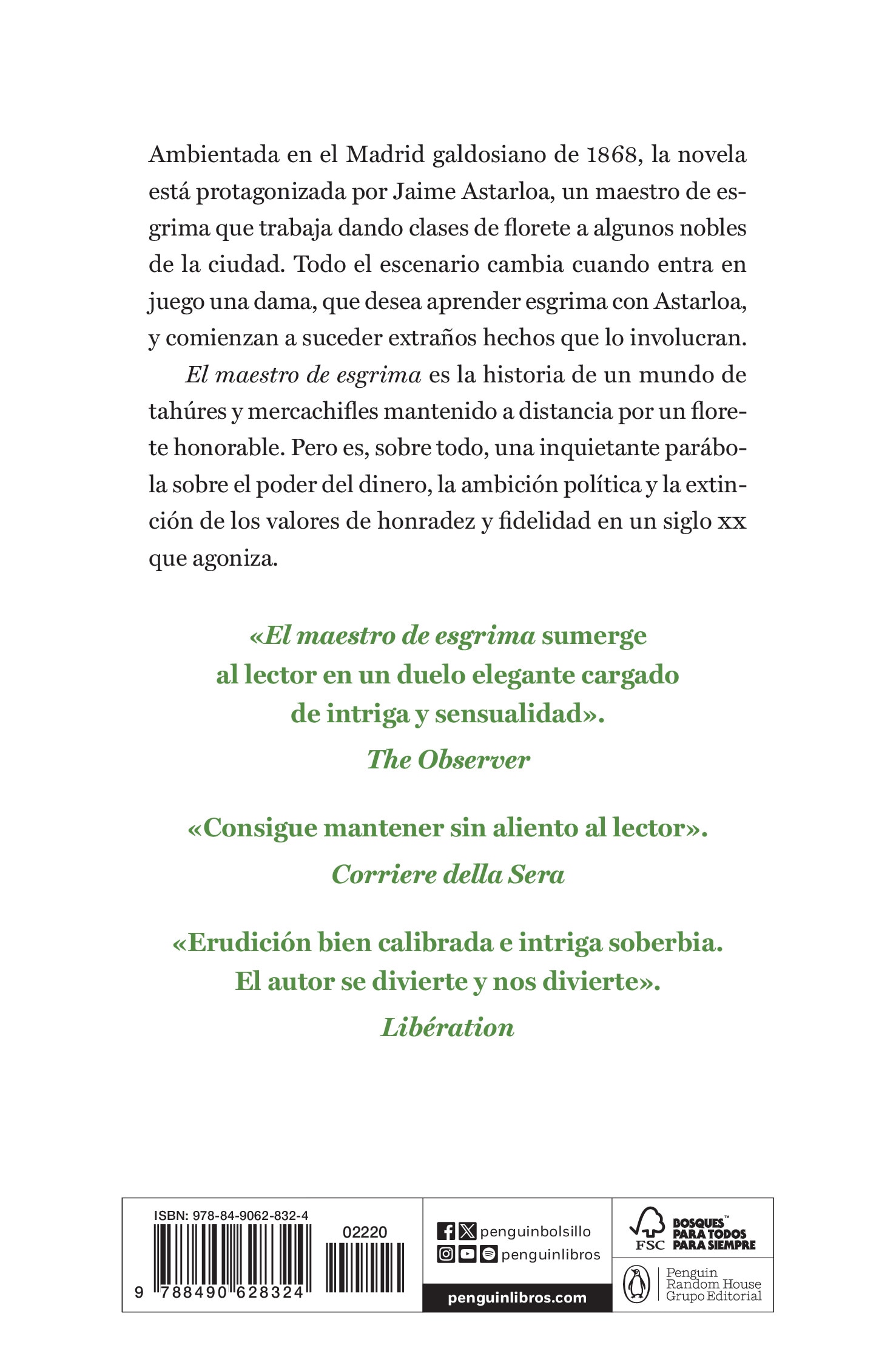 El maestro de esgrima(Tapa blanda) 2