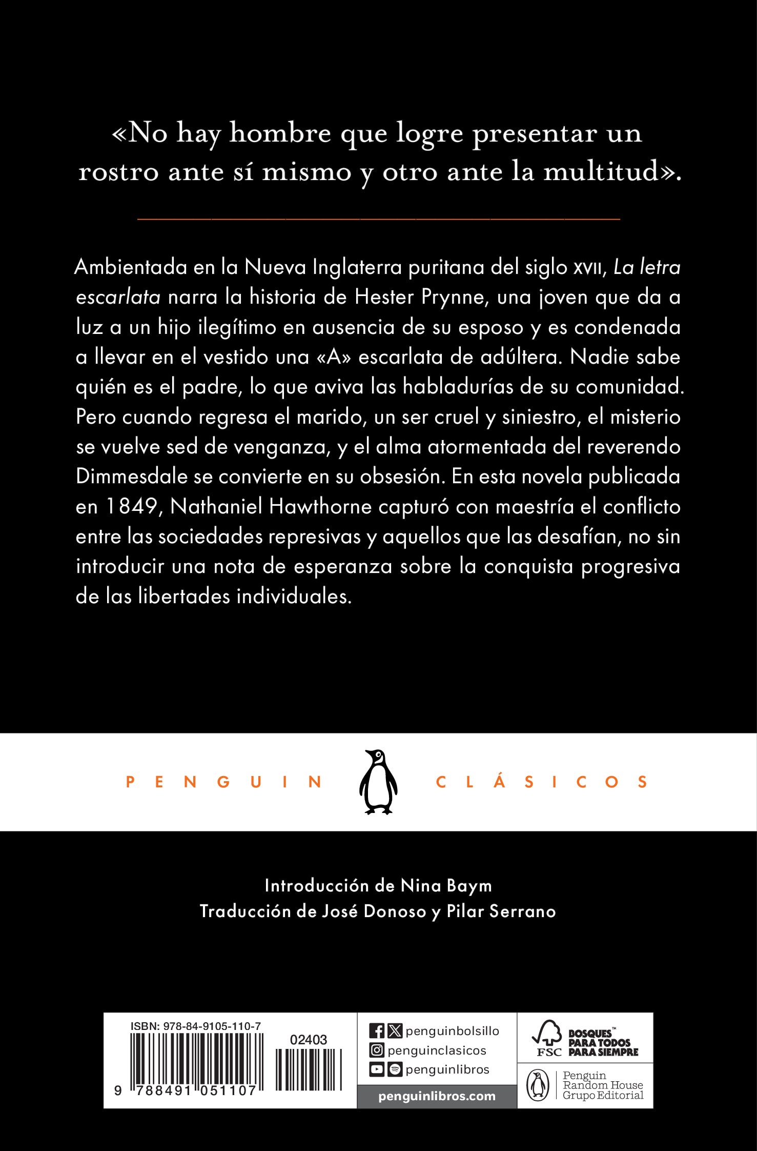 La letra escarlata: con introducción de una catedrática emérita de la Universidad de Illinois  (Tapa blanda) 2