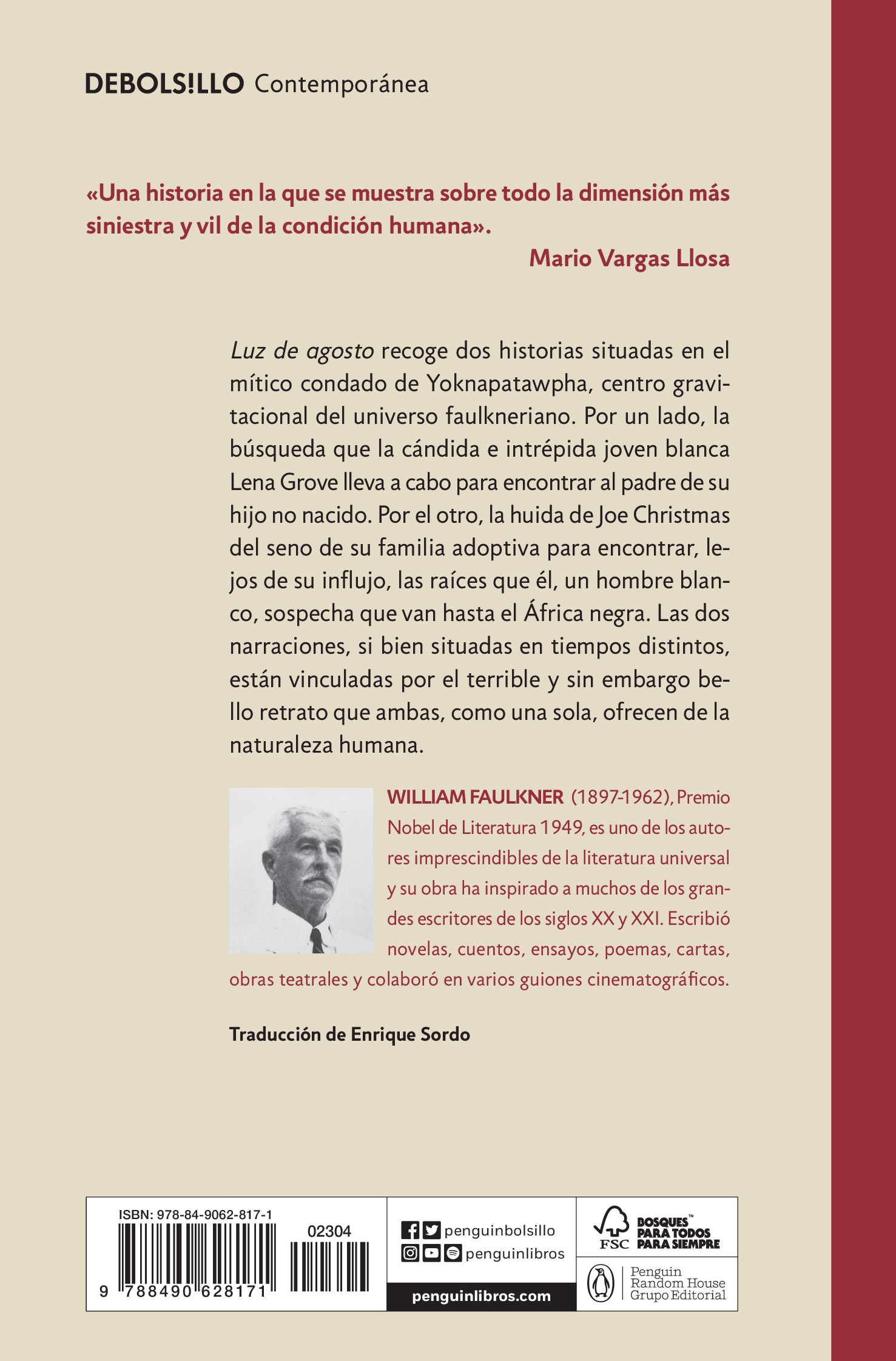 Luz de agosto (Bolsillo) (Tapa blanda) 2