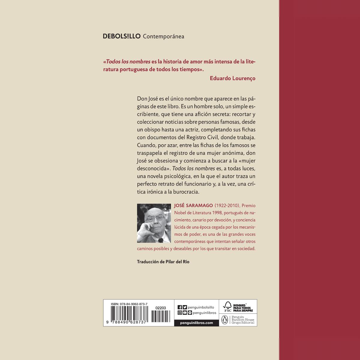 Todos los nombres (Bolsillo) (Tapa blanda) 2