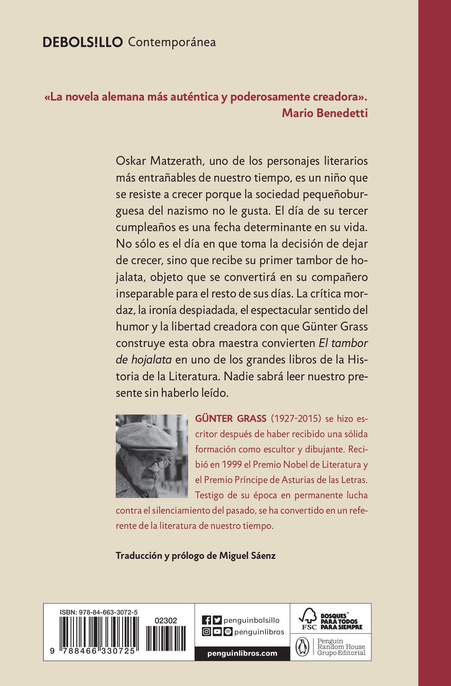 El tambor de hojalata (Trilogía de Danzig 1)  (Bolsillo) (Tapa blanda) 2