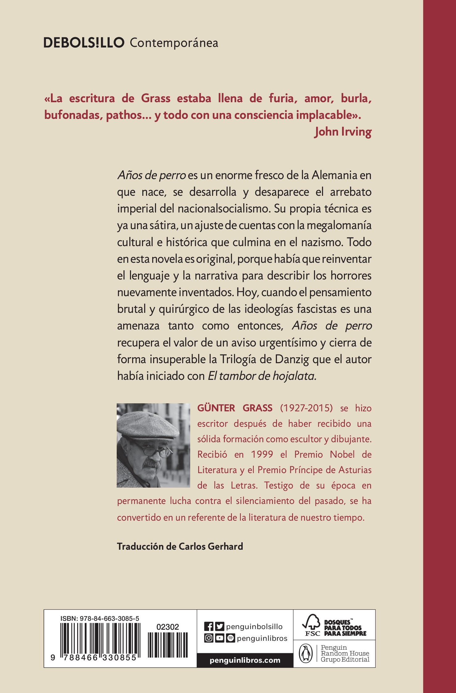 Años de perro (Trilogía de Danzig 3)  (Tapa blanda Bolsillo) 2