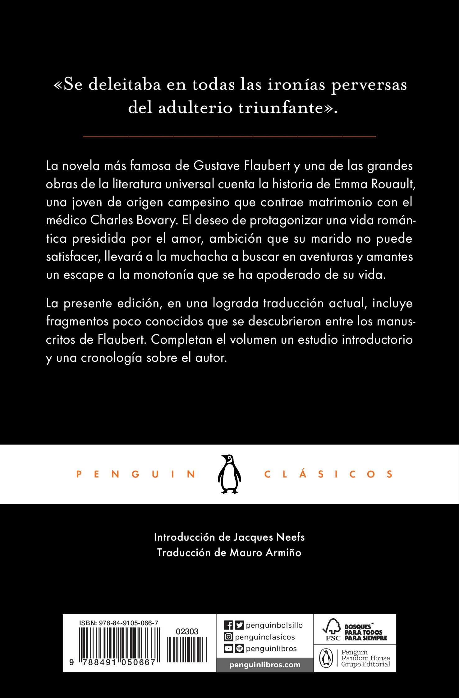 Madame Bovary: con introducción de Jacques Neefs, profesor en la Johns Hopkins University 2