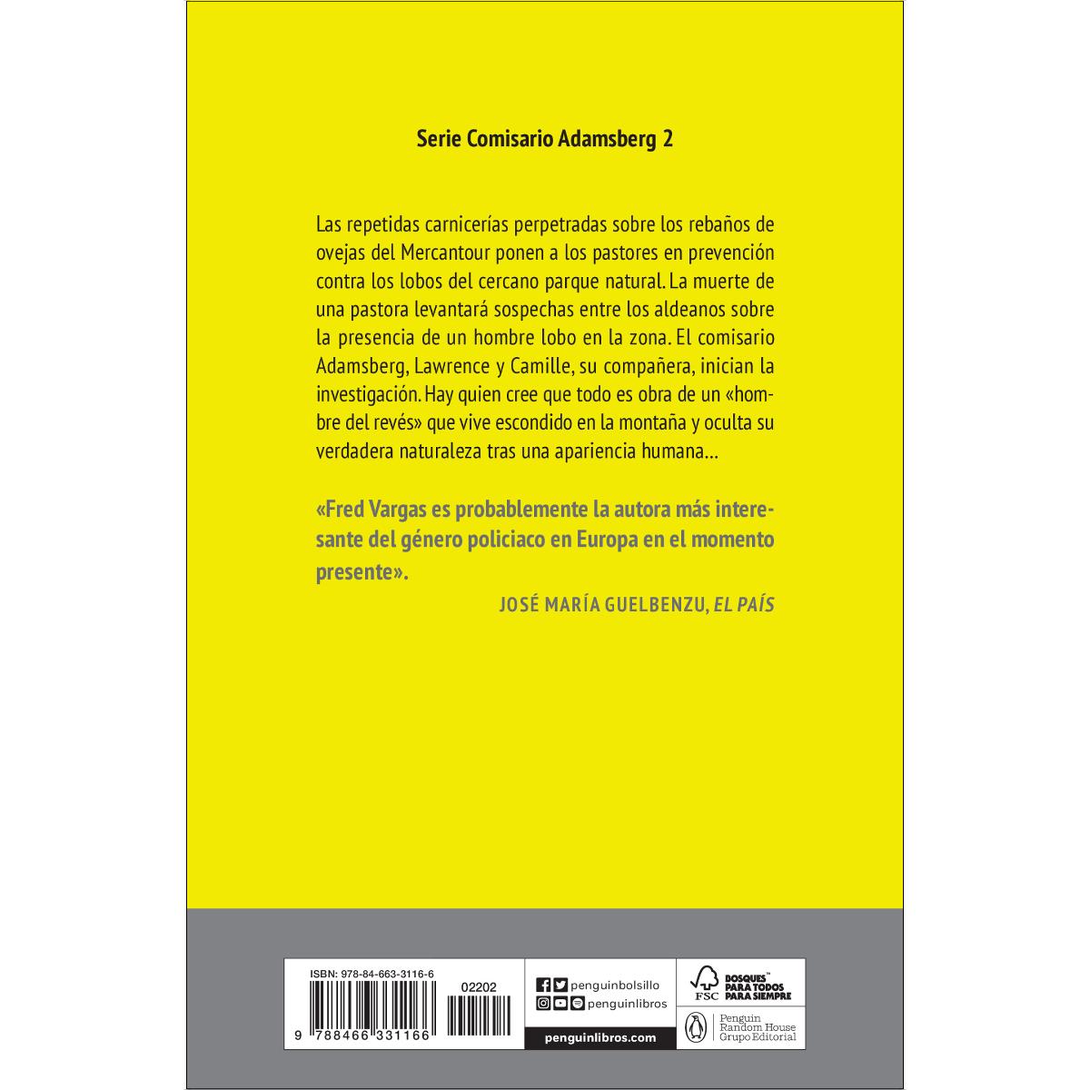 El hombre del revés (Comisario Adamsberg 2) (Bolso) (Capa mole) 2