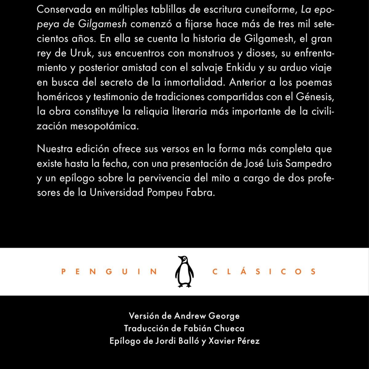 La epopeya de Gilgamesh (Tapa blanda) 2