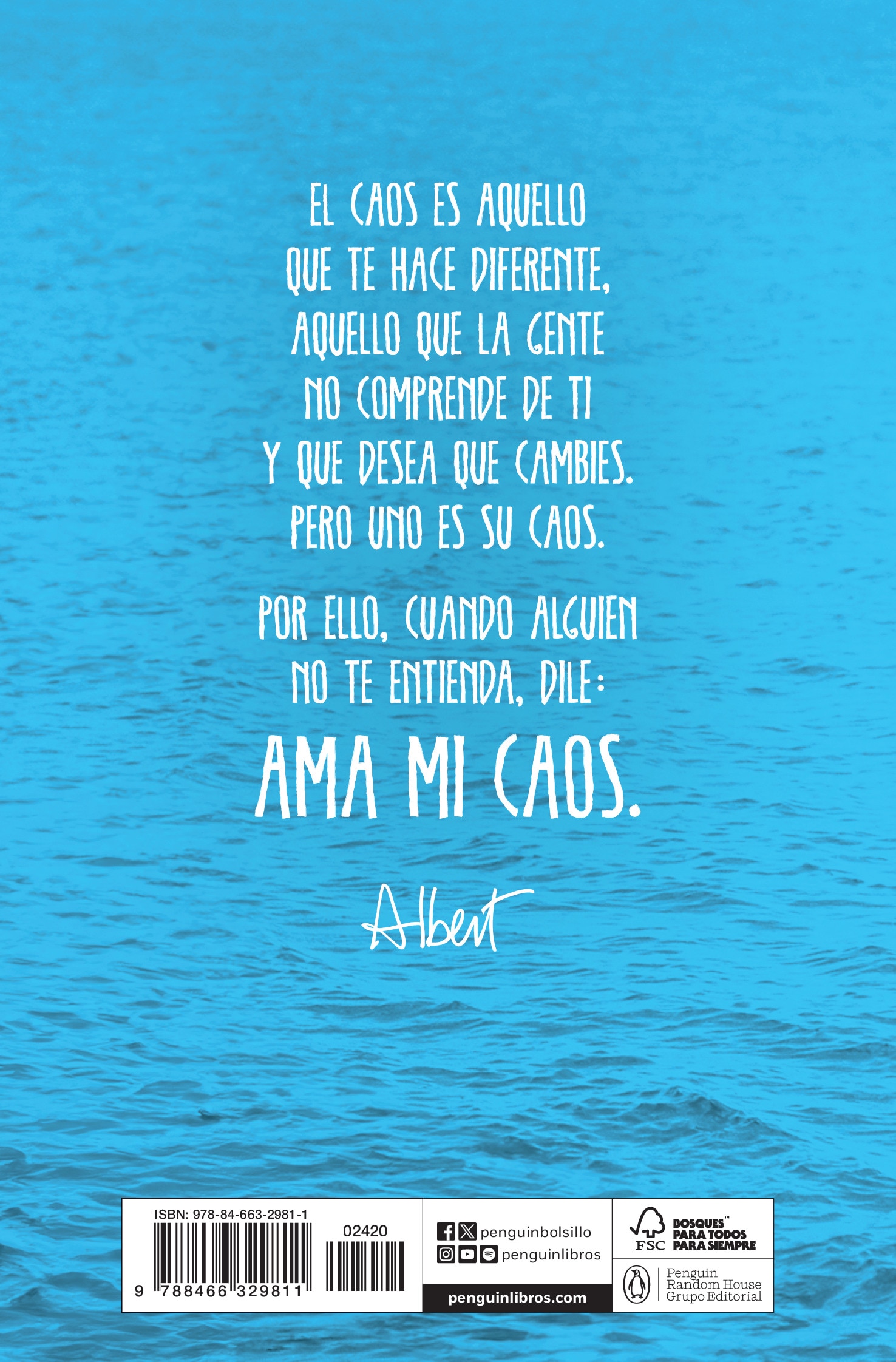 El mundo azul. Ama tu caos (Tapa blanda) 2