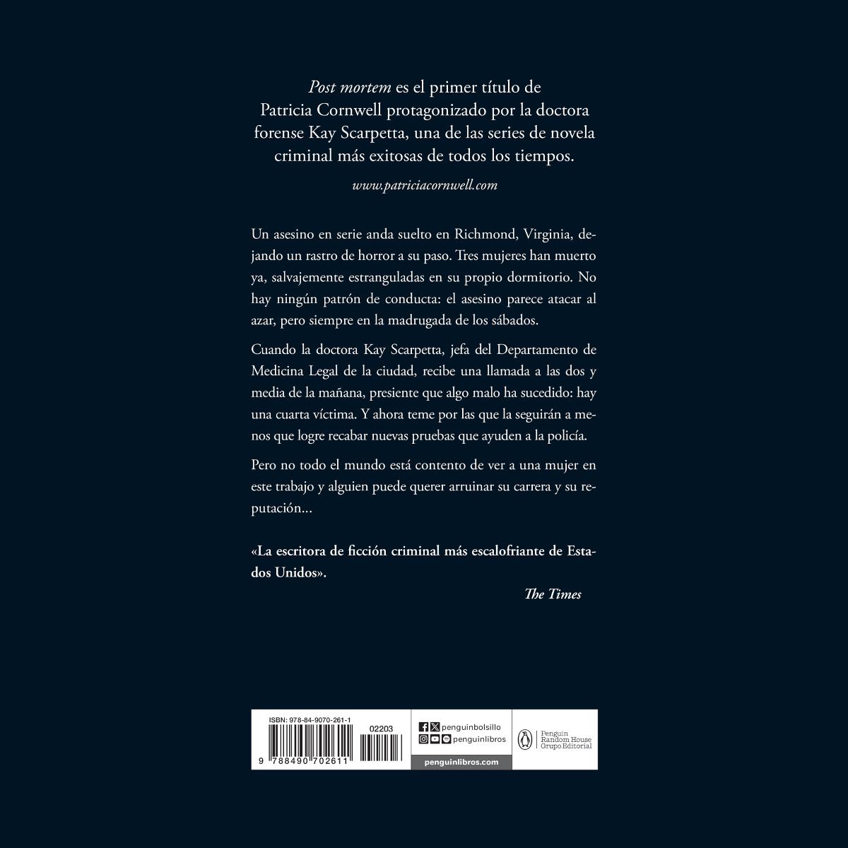 Post Mórtem (Doctora Kay Scarpetta 1) (Bolso) (Capa mole) 2