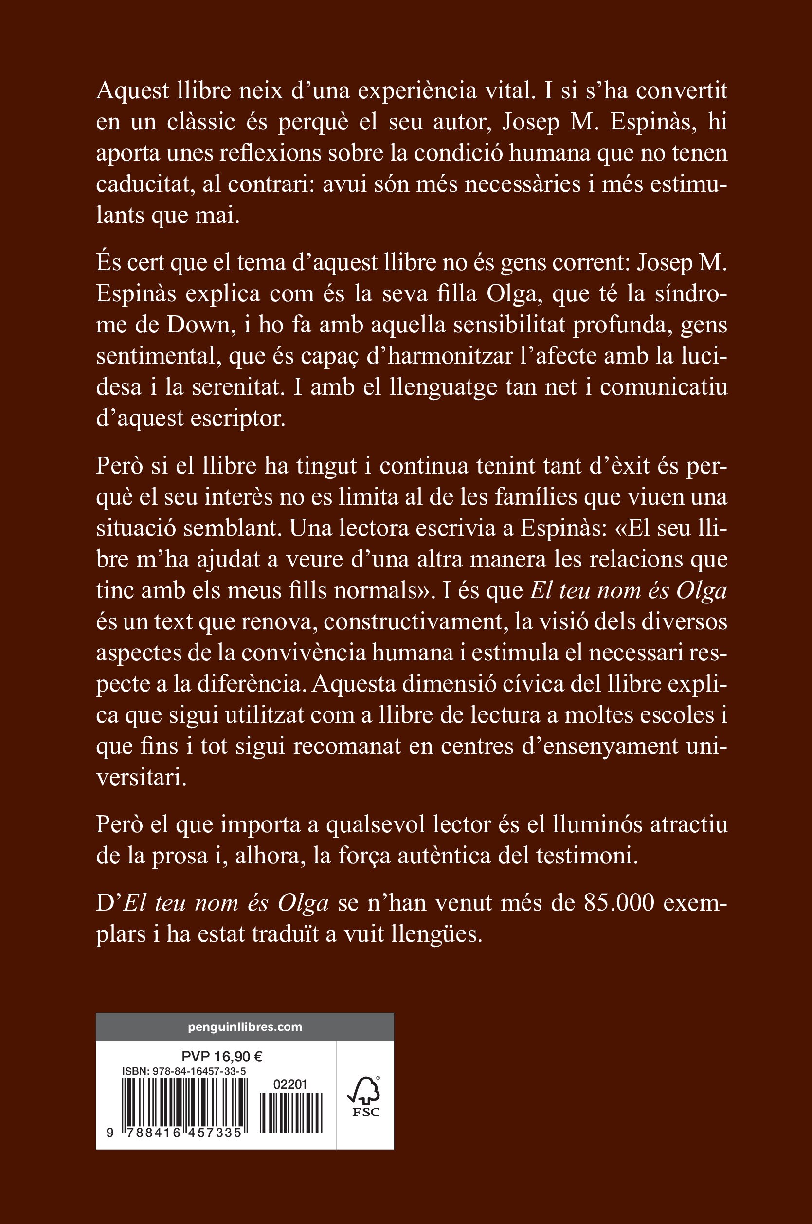 El teu nom és Olga: Cartes a la meva filla  (Tapa blanda) 2