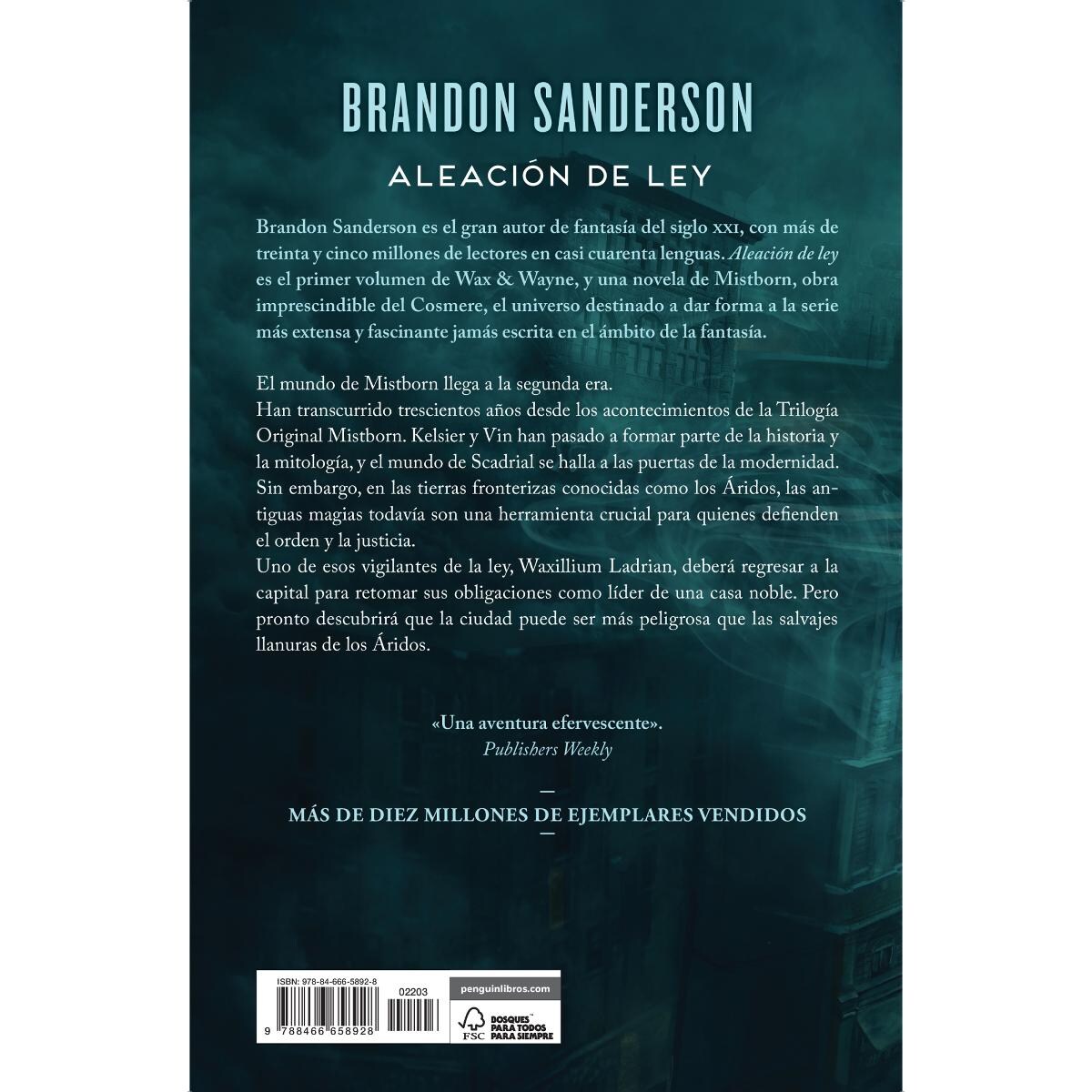 Aleación de ley (Wax & Wayne 1): Una novela de Mistborn (Tapa dura) 2