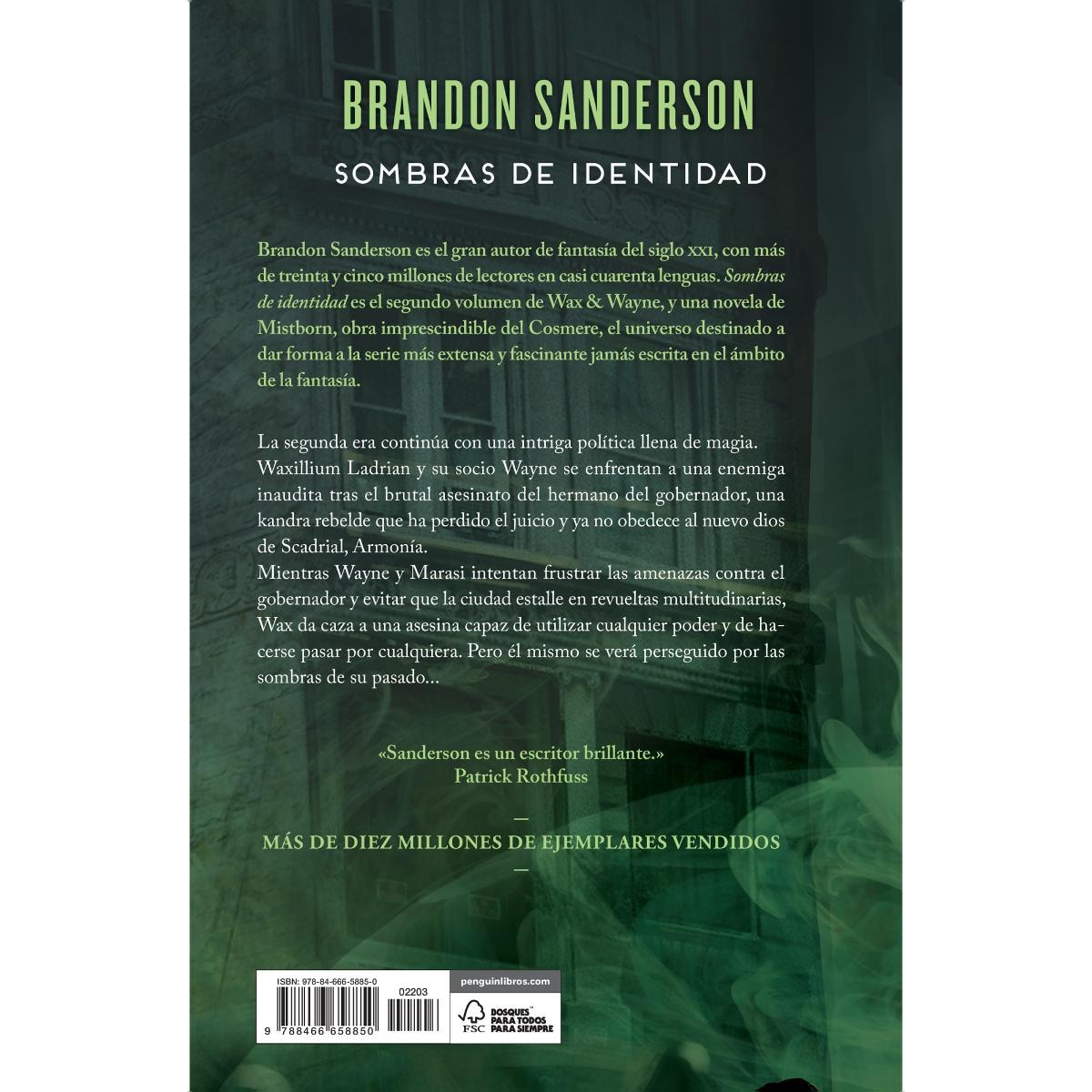 Sombras de identidad (Wax & Wayne 2): Una novela de Mistborn (Tapa dura) 2