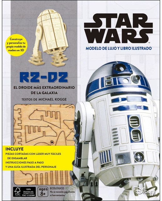 Imagen 0 de Kit R2-D2: El droide más extraordinario de la Galaxia. Star Wars modelo de lujo y libro ilustrado