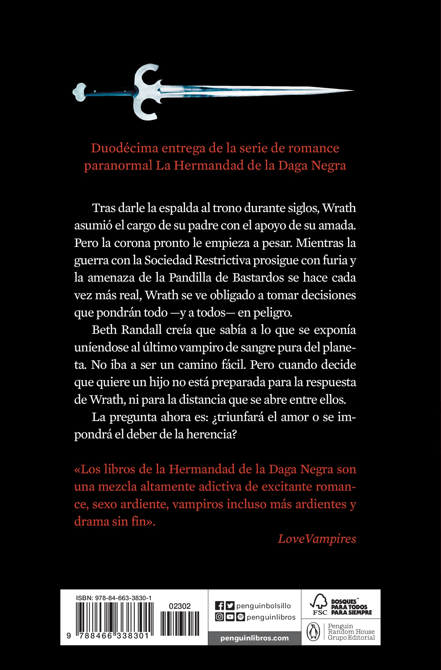 El rey (La Hermandad de la Daga Negra 12) (Bolso) (Capa mole) 2