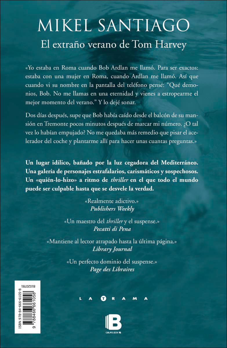 El extraño verano de tom harvey(Tapa blanda) 2