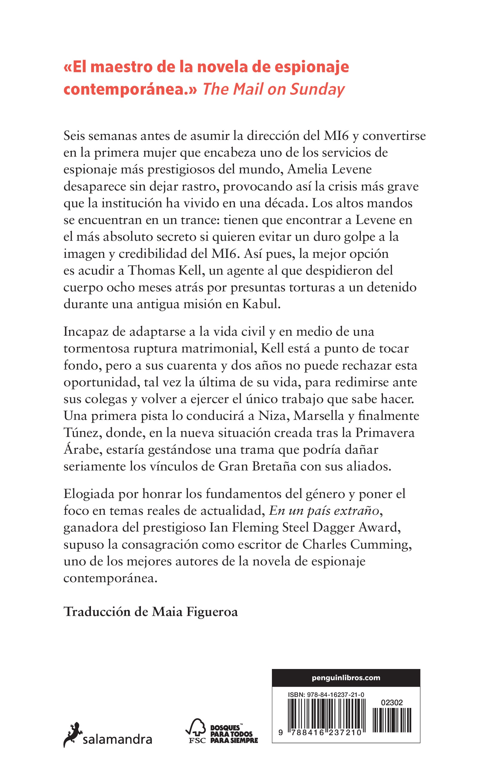 En un país extraño (Serie Thomas Kell 1) (Capa mole) 2