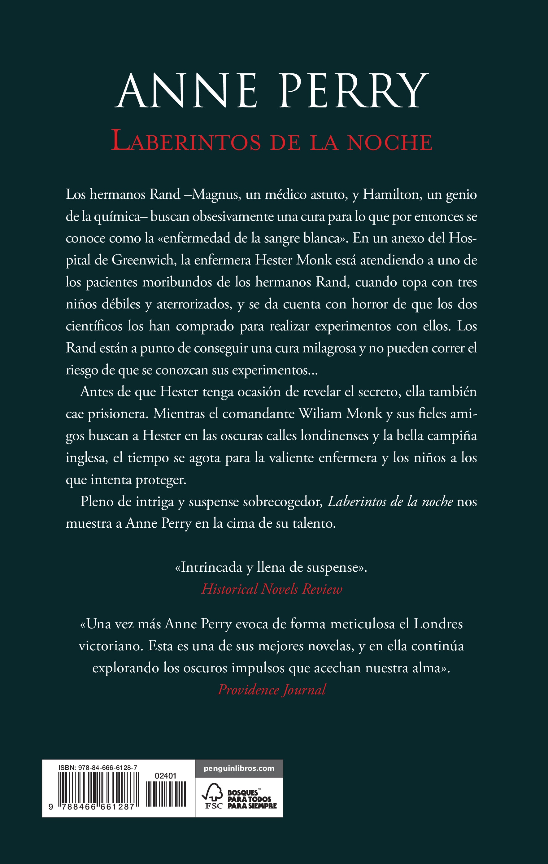 Laberintos de la noche (Detective William Monk 21) (Capa mole) 2