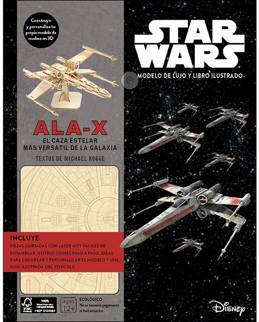 Kit Ala-X. El caza estelar más versátil de la Galaxia. Star Wars modelo de lujo y libro ilustrado 1