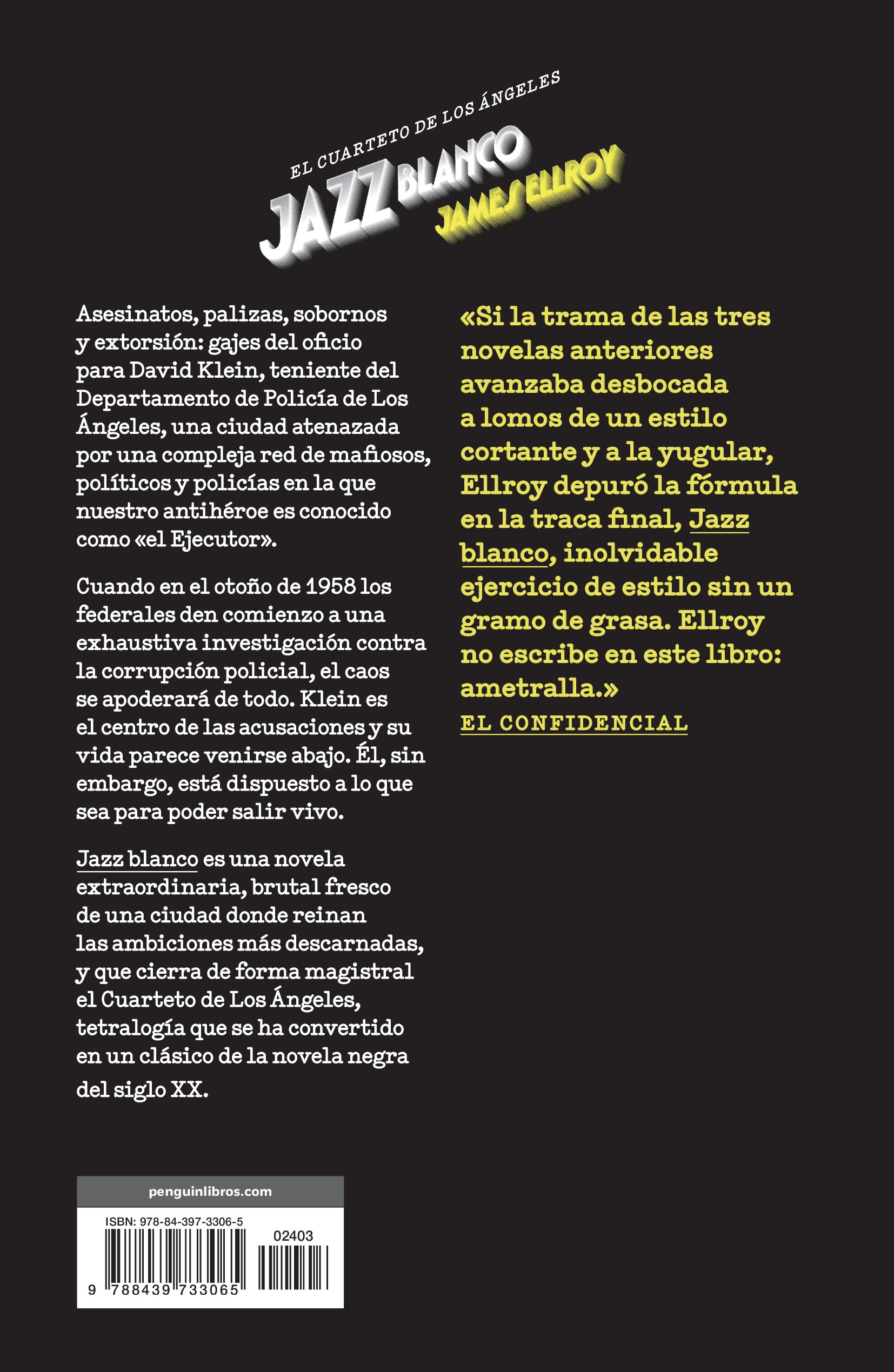 Jazz blanco (Cuarteto de Los Ángeles 4) (Capa mole) 2