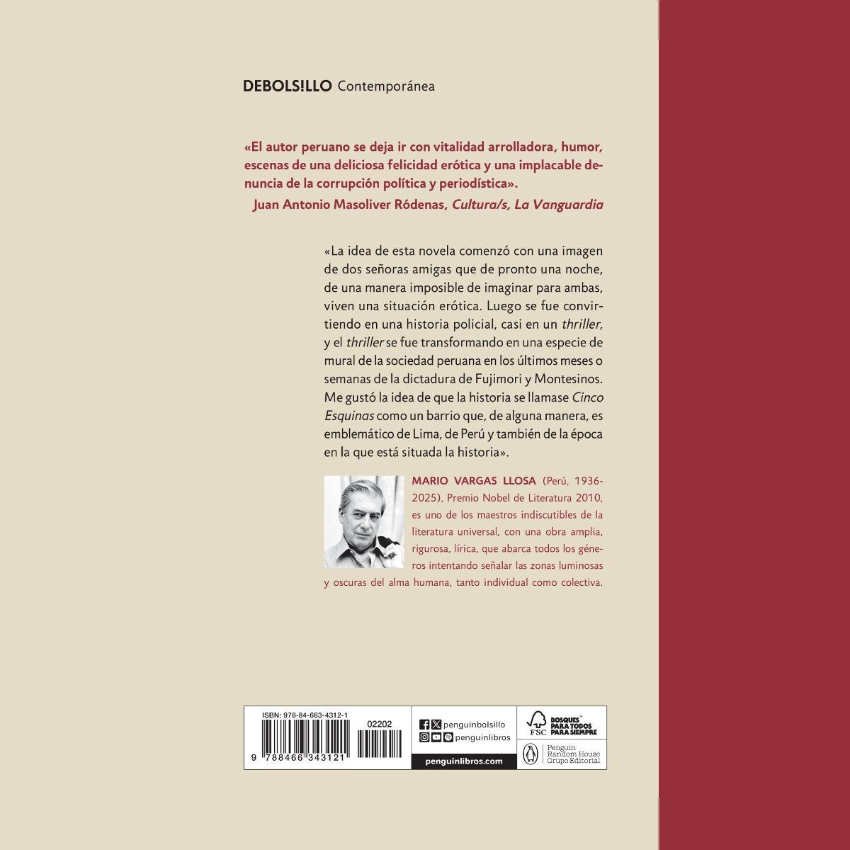 Cinco Esquinas  (Bolsillo) (Tapa blanda) 2
