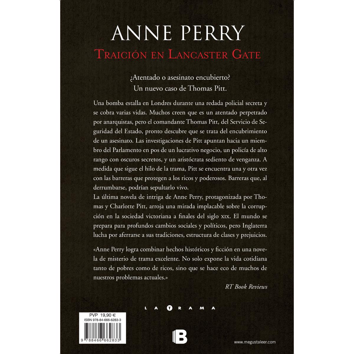 Traición en Lancaster Gate (Inspector Thomas Pitt 31) (Capa mole) 2